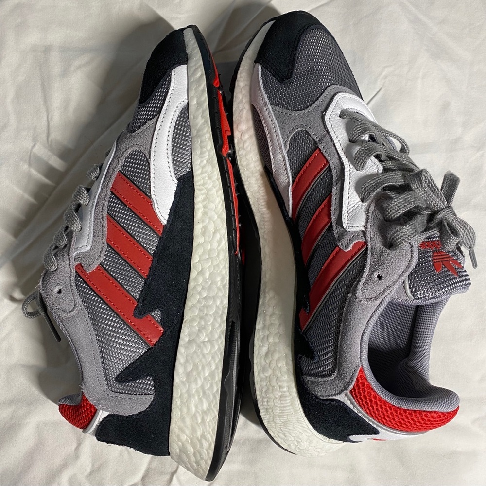 ADIDAS TRESC RUN GRAY / RED